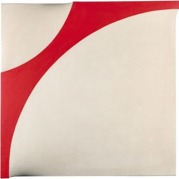 Michaeledes Untitled red white structure  1 